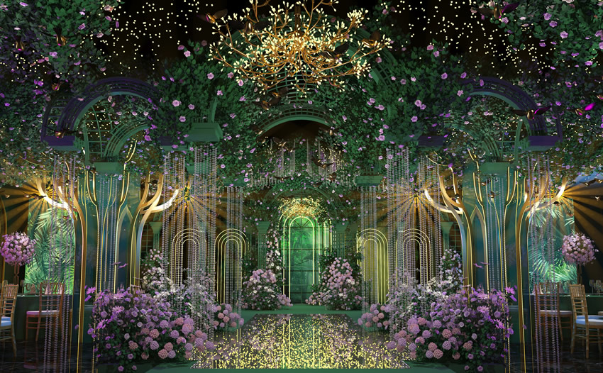 泗阳奇妙森林婚礼堂效果展示